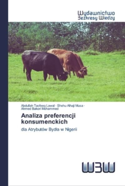 Cover for Lawal · Analiza preferencji konsumenckich (Book) (2020)