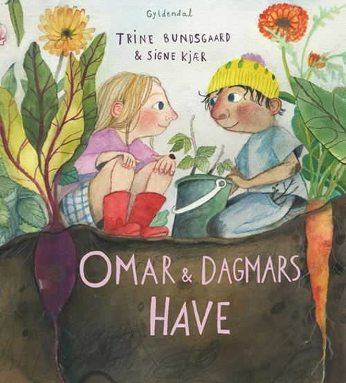 Cover for Trine Bundsgaard; Signe Kjær · Omar: Omar og Dagmar får noget til at gro (Bound Book) [1º edição] (2025)