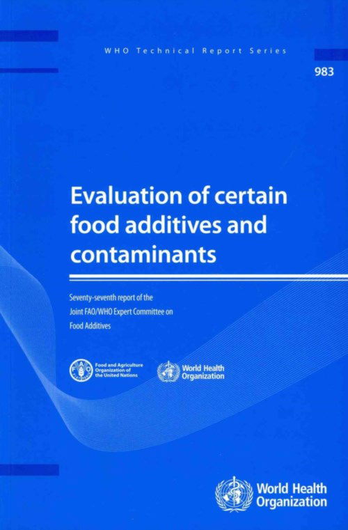 Cover for World Health Organization (WHO) · Evaluation of certain food contaminants: seventy-seventh report of the Joint FAO / WHO Expert Committee on Food Additives - WHO technical report series (Paperback Book) (2014)