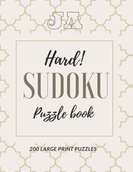 Cover for Sudoku Publishing · Hard Sudoku Puzzle Book (Taschenbuch) (2020)
