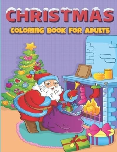 Christmas Coloring Book For Adults - Blue Blend - Bøger - Independently Published - 9798566528830 - 17. november 2020