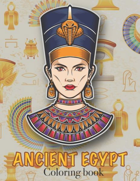 Cover for Colman Myth · Ancient Egypt Coloring Book (Pocketbok) (2020)