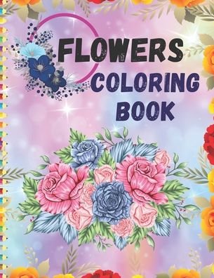 Cover for Fba Press House · Flowers Coloring Book (Taschenbuch) (2020)