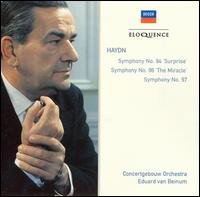 Haydn: Sym Nos 94 / 96 & 97 - Haydn / Van Beinum / Concertgebouw Orch - Musik - ELOQUENCE - 0028947684831 - 23. maj 2006