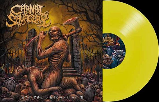 Cover for Carnal Savagery · Into The Abysmal Void (Clear Formaldehyde Yellow Vinyl) (LP) (2024)