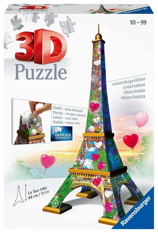 Eiffelturm Love Edition - Ravensburger - Koopwaar - Ravensburger - 4005556111831 - 1 februari 2020