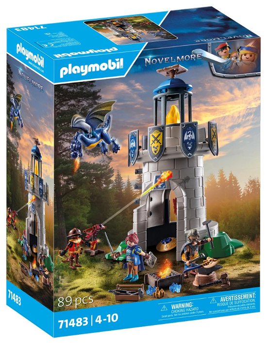 Cover for Playmobil · Playmobil Novelmore Riddertoren met Smid en Draak - 71483 (Spielzeug)