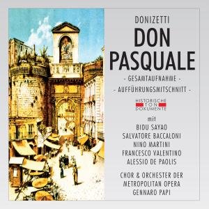 Cover for Chor &amp; Orch.der Metropolitan Opera · Don Pasquale (Ga) (CD) (2003)