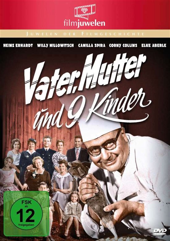 Vater,mutter Und Neun Kinder (Neua - Heinz Erhardt - Elokuva - Alive Bild - 4042564193831 - perjantai 5. heinäkuuta 2019