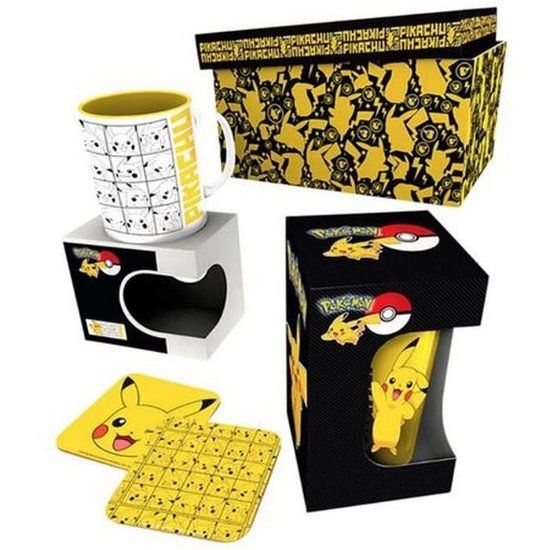 POKEMON - Giftbox - Pint, mug & 2 coasters - Pikac - Gift Box - Merchandise - Gb Eye - 5028486418831 - August 15, 2020