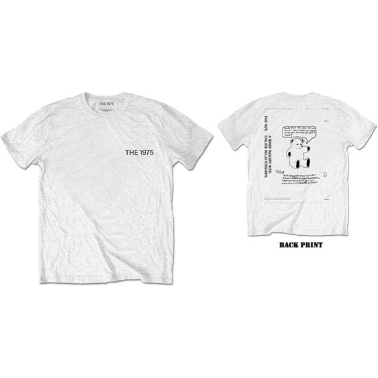 Cover for The 1975 · The 1975 Unisex T-Shirt: ABIIOR Teddy (Back Print) (T-shirt) [size S] [White - Unisex edition]