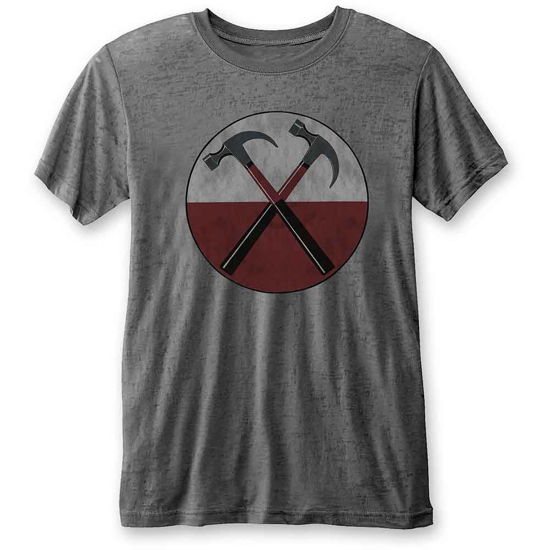 Pink Floyd Unisex T-Shirt: The Wall Hammers (Burnout) - Pink Floyd - Merchandise -  - 5056368609831 - 