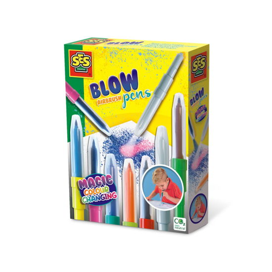 Cover for Ses · SES Blow Airbrush Pens - Magisch Kleurveranderen (Toys)