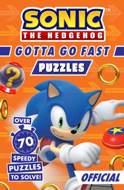 Cover for Sonic The Hedgehog · Sonic the Hedgehog Gotta Go Fast Puzzle Book (Taschenbuch) (2025)