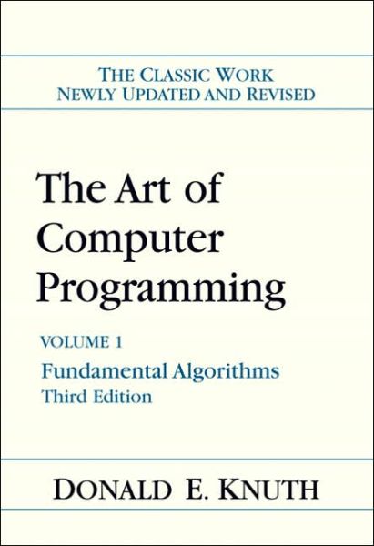 Cover for Donald Knuth · Art of Computer Programming, The: Fundamental Algorithms, Volume 1 (Hardcover Book) (1997)