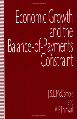 Cover for John McCombie · Economic Growth and the Balance-of-Payments Constraint (Hardcover bog) [1994 edition] (1994)