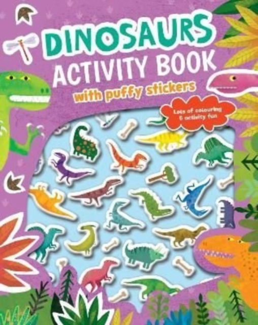 Puffy Sticker Book - Dinosaurs -  - Książki - Lake Press - 9780655220831 - 1 lipca 2021