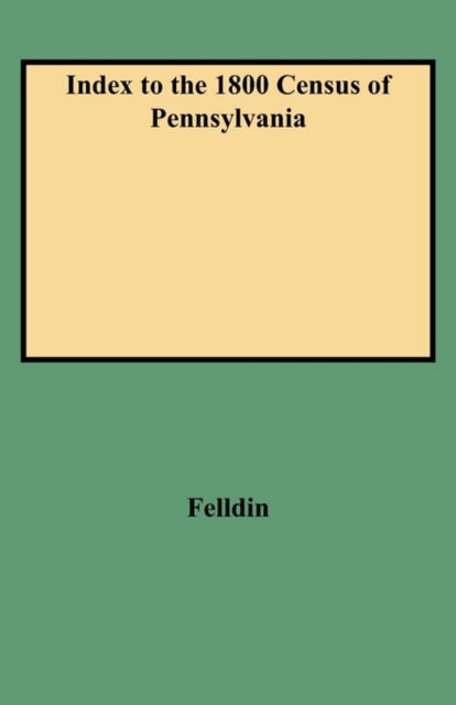 Cover for Gloria Kay Vandiver Inman · Index to the 1800 Census of Pennsylvania (Paperback Book) (2009)