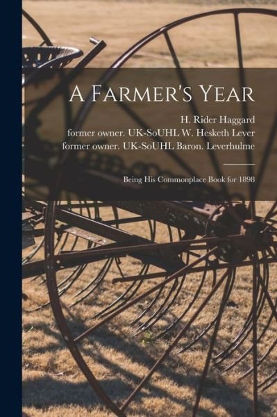 Cover for Sir H Rider Haggard · A Farmer's Year (Pocketbok) (2021)