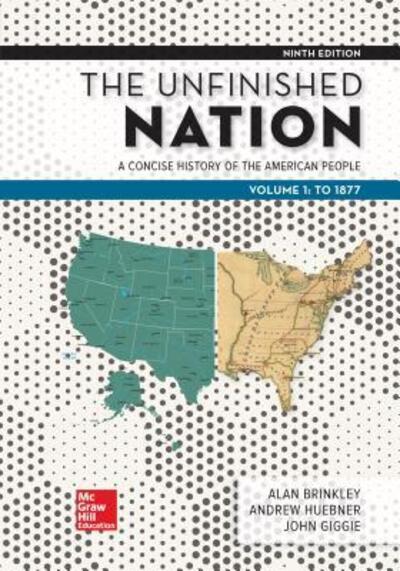 Cover for Alan Brinkley · Looseleaf for the Unfinished Nation a Concise History of the American People Volume 1 (Book) (2018)