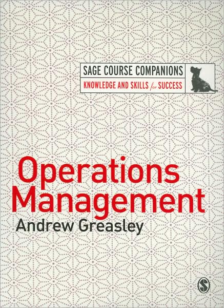 Cover for Andrew Greasley · Operations Management - Sage Course Companions Series (Paperback Book) (2007)