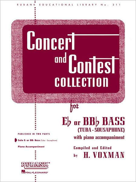 Cover for H Voxman · Concert &amp; Contest Collection for Tuba (Paperback Book) (2017)