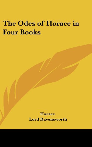 Cover for Horace · The Odes of Horace in Four Books (Hardcover Book) (2004)