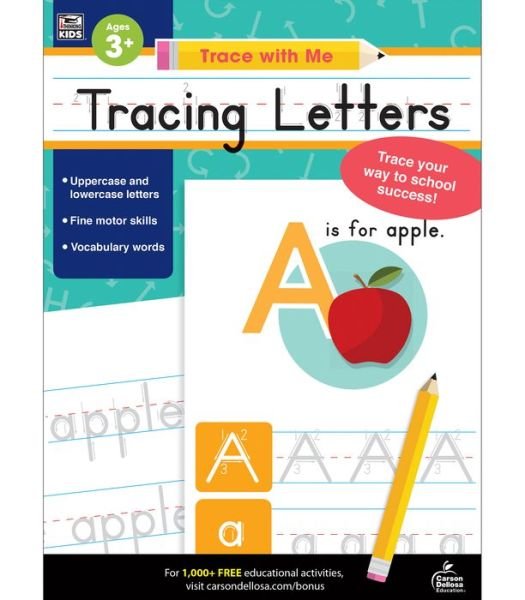 Cover for Thinking Kids · TRACE WITH ME; tracing letters (Book) (2018)