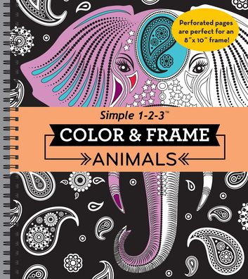 Cover for Publications International Ltd. Staff · Color &amp; Frame Animals (Book) (2015)