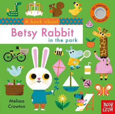 Cover for Melissa Crowton · A Book About Betsy Rabbit - A Book About (Board book) (2019)