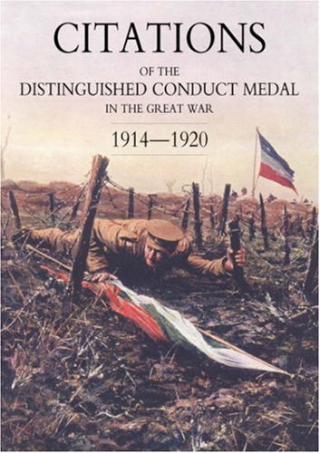 Cover for Buckland · Citations of the Distinguished Conduct Medal 1914-1920: Section 4: Overseas Forces (Paperback Book) (2007)