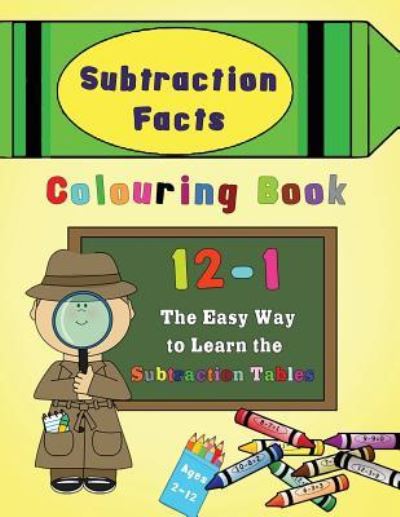 Cover for Magdalene Press · Subtraction Facts Colouring Book 12-1 (Paperback Book) (2016)