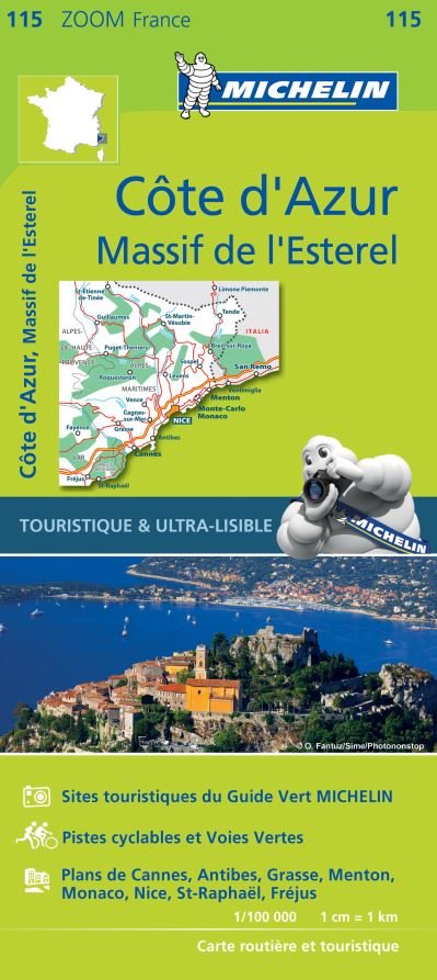 Cover for Michelin · French Riviera, Esterel - Zoom Map 115: Map (Landkarten) (2017)