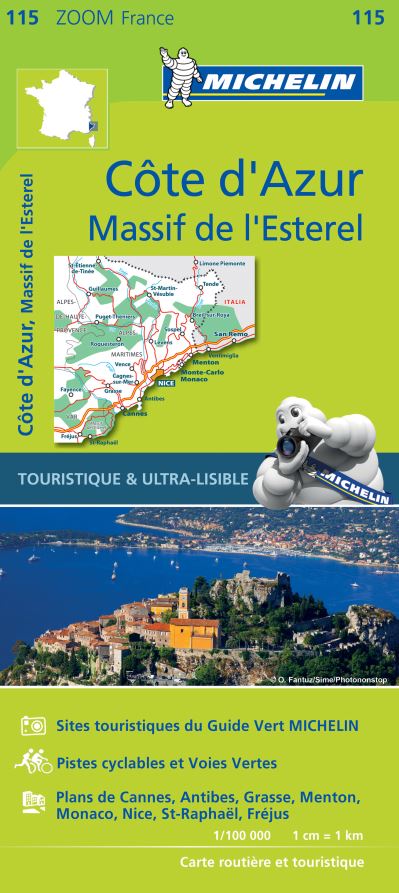 French Riviera, Esterel - Zoom Map 115: Map - Michelin - Books - Michelin Editions des Voyages - 9782067209831 - March 1, 2017