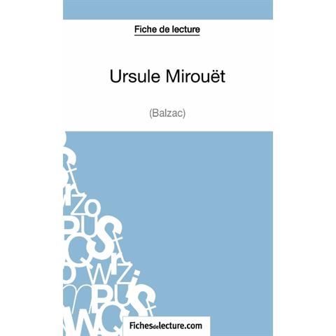 Cover for Roselyne Dupuis · Ursule Mirouet de Balzac (Fiche de lecture) (Paperback Book) (2014)