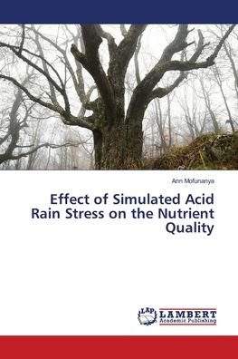 Cover for Mofunanya · Effect of Simulated Acid Rain (Bog) (2018)