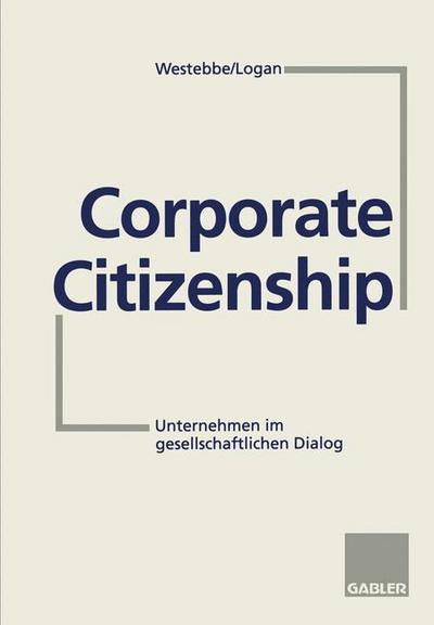 Cover for Achim Westebbe · Corporate Citizenship (Paperback Book) [1995 edition] (1995)