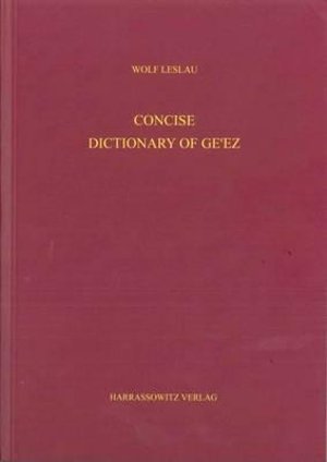 Cover for Wolf Leslau · Concise Dictionary of Ge'ez (Classical Ethiopic): Ge'ez-english (Paperback Book) (2010)