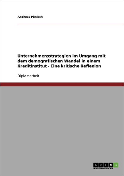 Cover for Andreas Ponisch · Unternehmensstrategien im Umgang mit de (Book) [German edition] (2007)