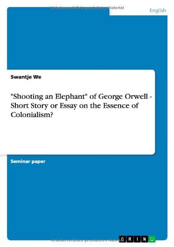 Cover for We · &quot;Shooting an Elephant&quot; of George Orw (Book) (2011)