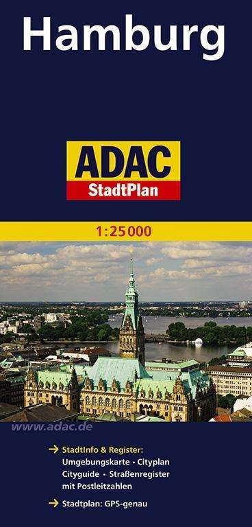 ADAC Stadtplan: Hamburg - ADAC Verlag - Książki - ADAC Verlag - 9783826401831 - 30 czerwca 2017