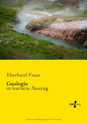 Geologie: in kurzem Auszug - Eberhard Fraas - Książki - Vero Verlag - 9783957389831 - 19 listopada 2019