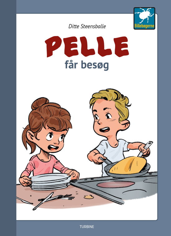 Cover for Ditte Steensballe · Billebøgerne: Pelle får besøg (Hardcover bog) [1. udgave] (2018)