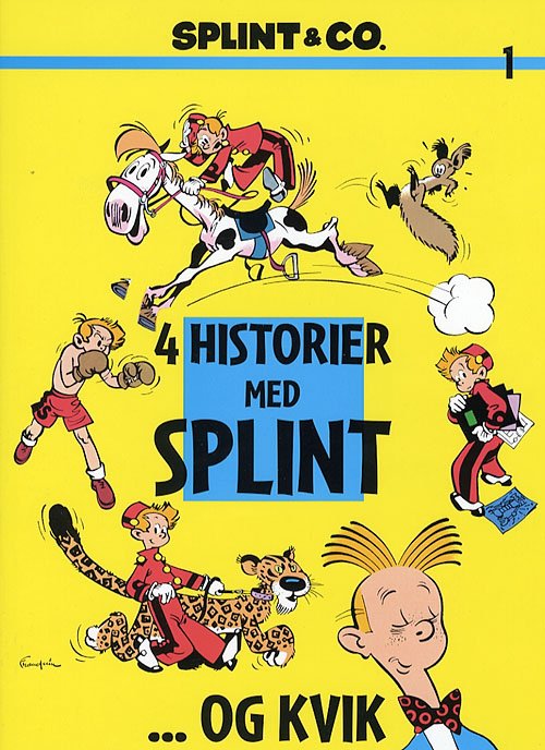 Cover for Franquin · 4 historier med Splint - og Kvik (Book) [0e édition] (2006)