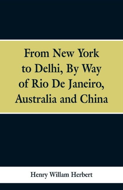 Cover for Jr Robert B Minturn · From New York to Delhi (Paperback Book) (2019)