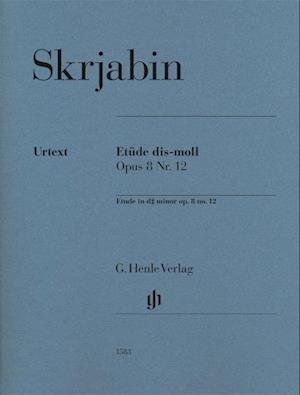 Cover for Alexander Skrjabin · Etude in d sharp minor op. 8 no. 12 (Paperback Book) (2022)