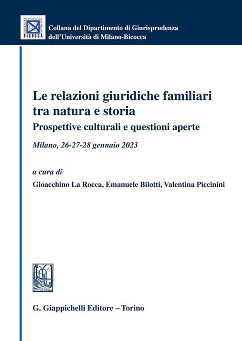 Cover for La Rocca · Bilotti - Piccinini (Cur) - Le Relazioni (Book)