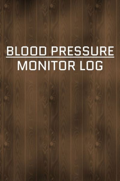 Cover for Conek Press · Blood Pressure Monitor Log (Paperback Book) (2020)