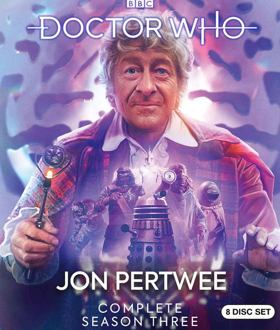 Cover for Doctor Who: Jon Pertwee Complete Season Three (Blu-ray) (2023)