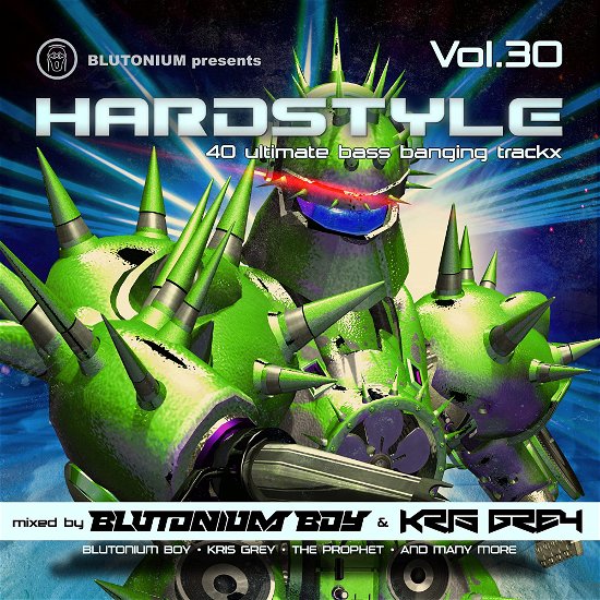 Cover for Blutonium Presents: Hardstyle (CD) (2023)